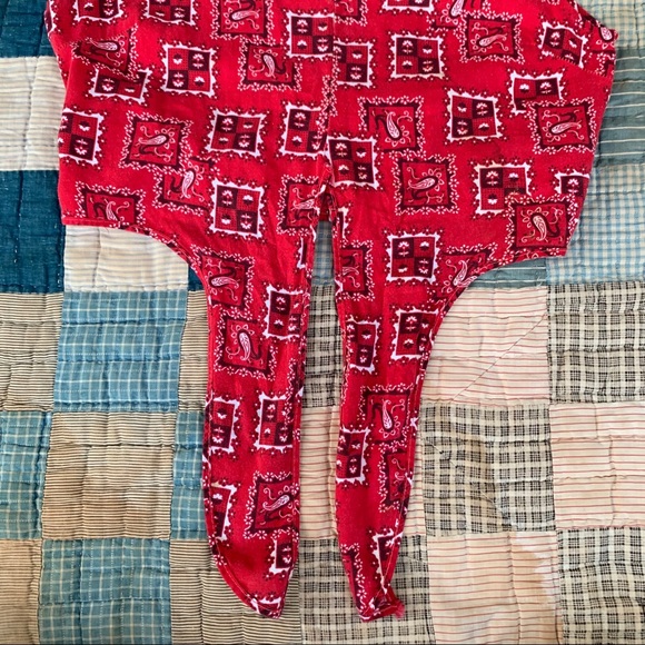 Vintage 1950’s Bandana Tie Waist Crop Tank - Picture 3 of 3